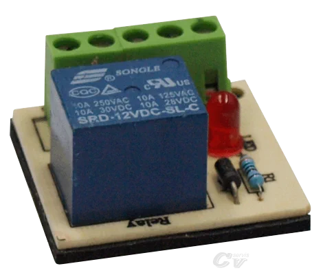 ABK-502 Relé 12VDC; 10A/250VAC, 10A/30VDC